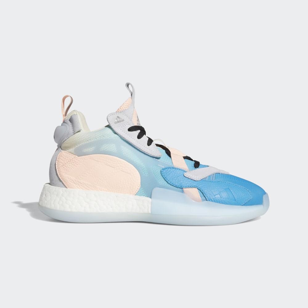 Adidasi Baschet Adidas ZoneBoost Barbati Romania - Albastri/Portocalii EG5887
